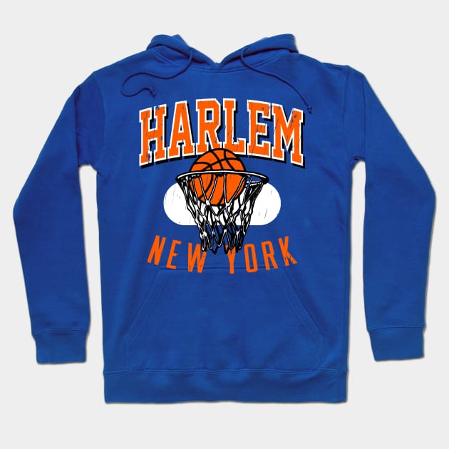 Harlem New York Vintage Style Hoodie by funandgames